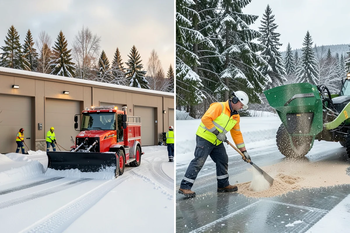 Snow Relocation in Everett, Snohomish County, WA - Identify piles interfering with property use