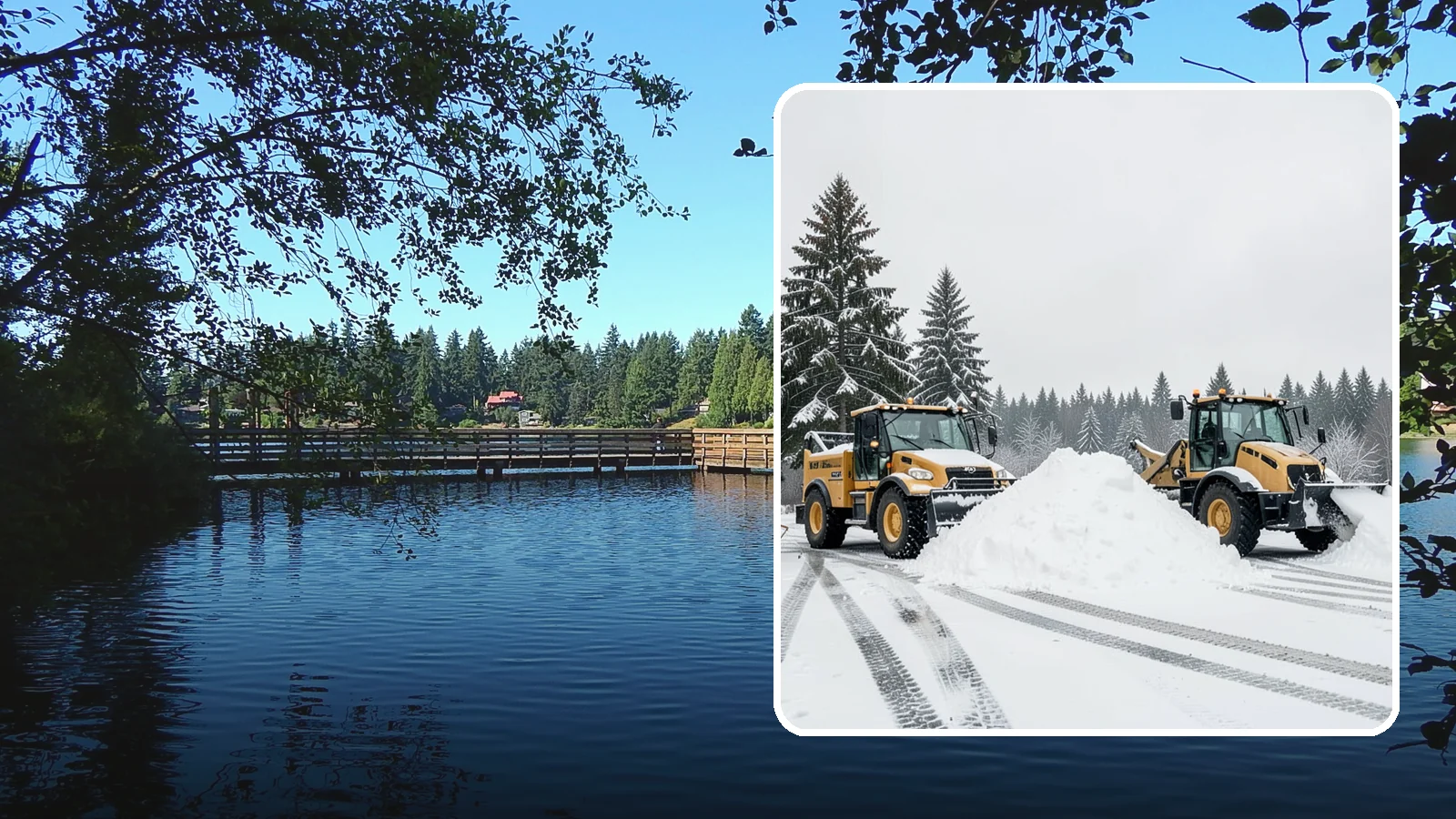 Snow Relocation in Federal Way, King County, WA - We move snow to a better on-site location so it stops blocking traffic, parking, or access.