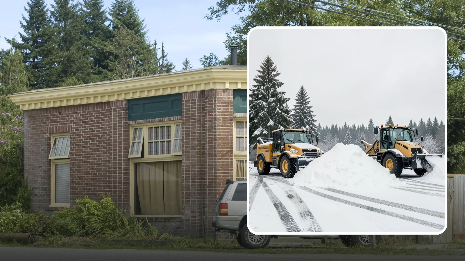 Snow Relocation in Hamilton, Skagit County, WA - We move snow to a better on-site location so it stops blocking traffic, parking, or access.
