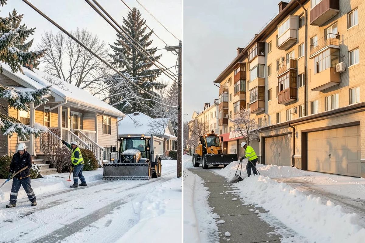 Snow Relocation in Hunts Point, King County, WA - Identify piles interfering with property use