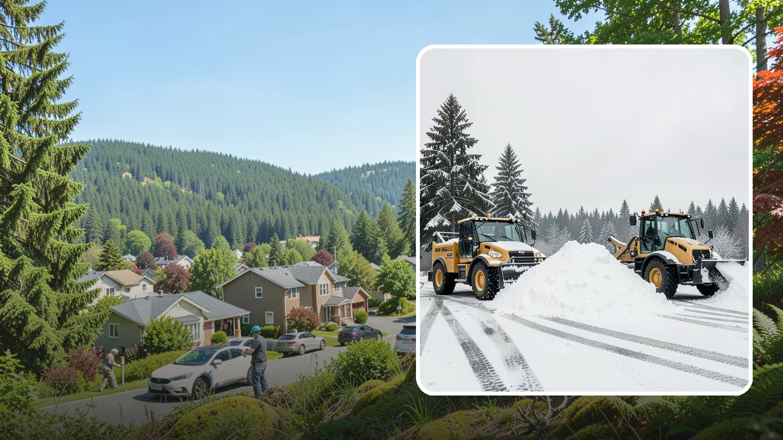 Snow Relocation in Index, Snohomish County, WA - We move snow to a better on-site location so it stops blocking traffic, parking, or access.