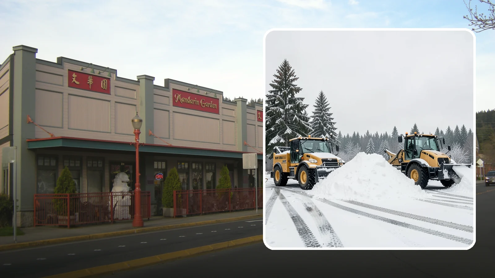 Snow Relocation in Issaquah, King County, WA - We move snow to a better on-site location so it stops blocking traffic, parking, or access.