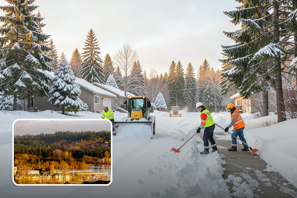 Snow Relocation in Kenmore, King County, WA - Frees up parking and drive lanes blocked by piles