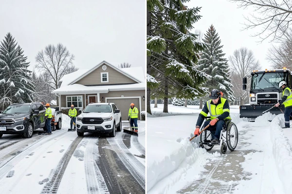 Snow Relocation in Kenmore, King County, WA - Identify piles interfering with property use