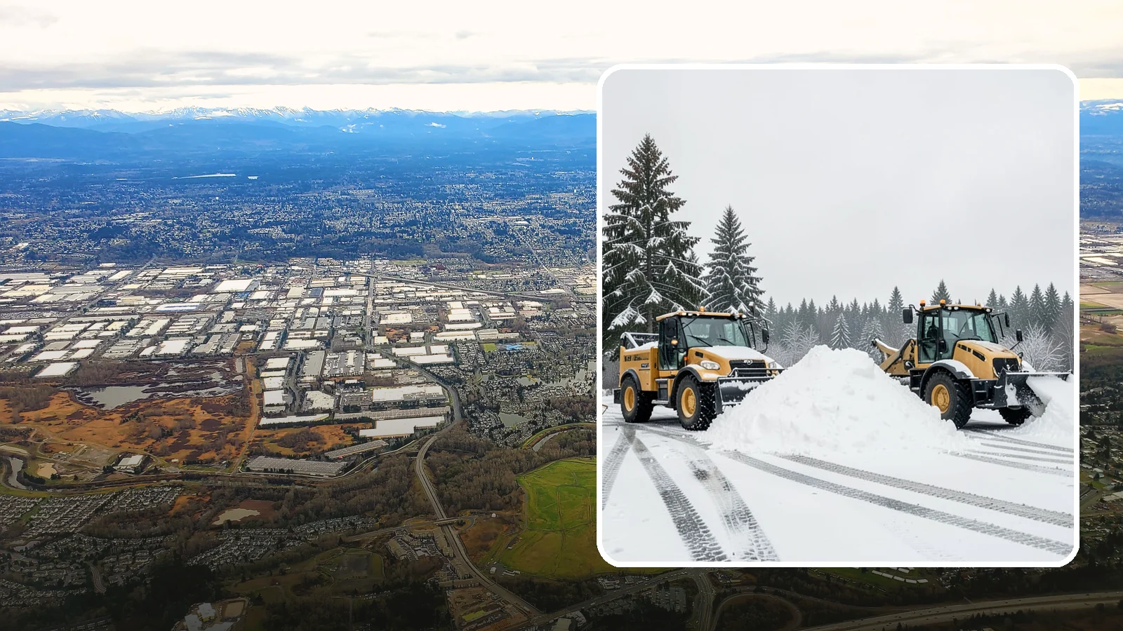 Snow Relocation in Kent, King County, WA - We move snow to a better on-site location so it stops blocking traffic, parking, or access.