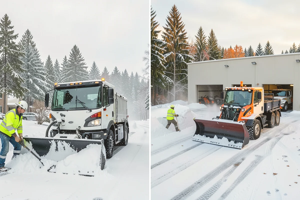 Snow Relocation in Kent, King County, WA - Identify piles interfering with property use