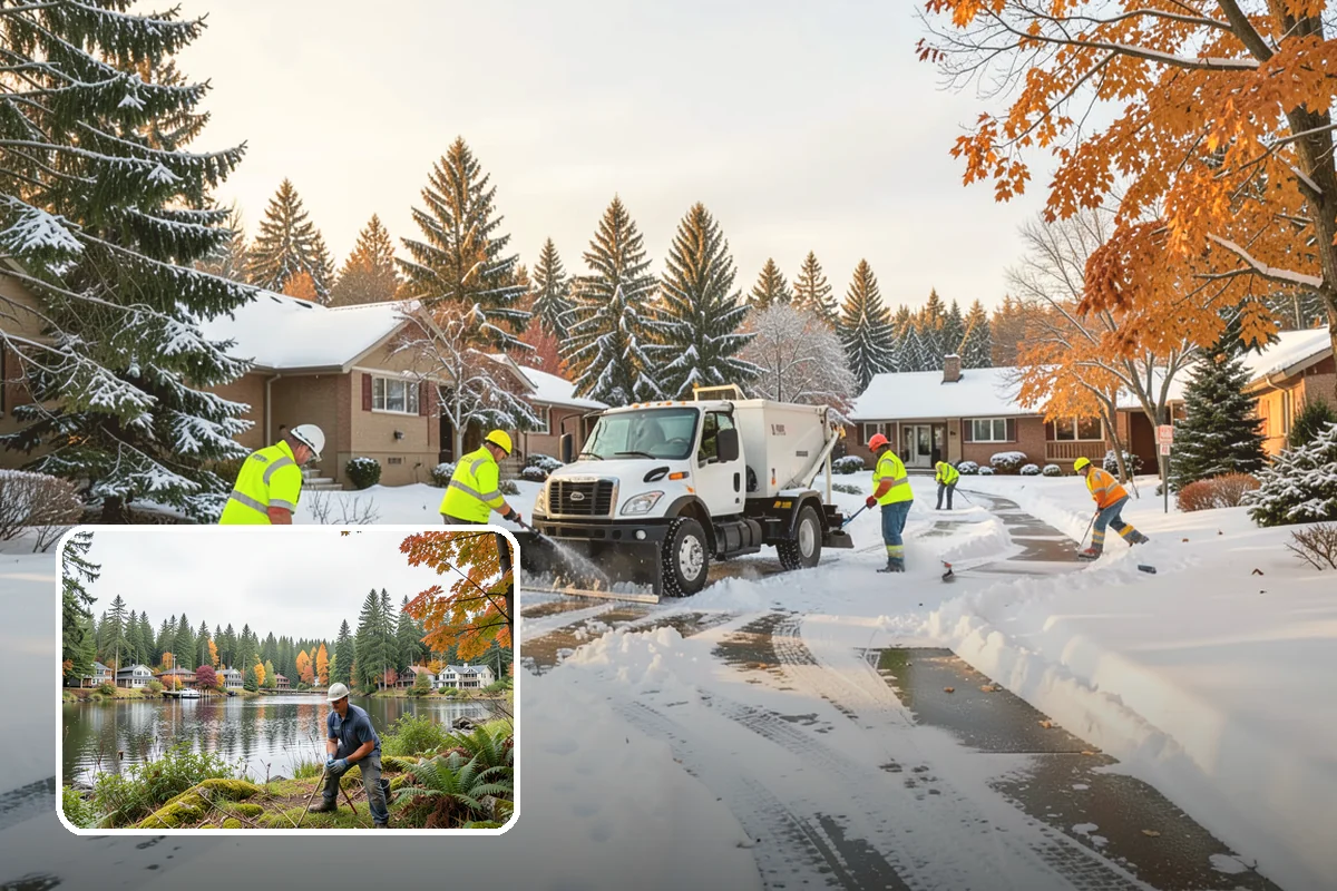 Snow Relocation in La Conner, Skagit County, WA - Frees up parking and drive lanes blocked by piles