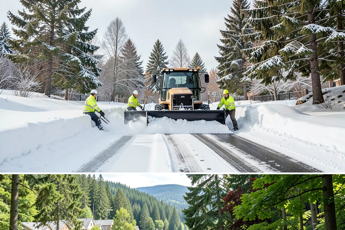 Snow Relocation in Lake Forest Park, King County, WA - Snow relocation is most useful during active winter weeks when repeated plowing crowds the areas a property needs to keep open.