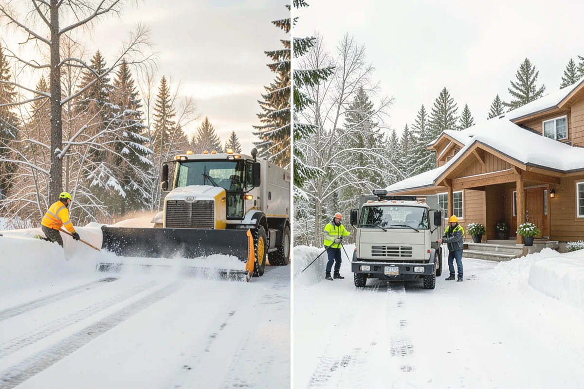 Snow Relocation in Lake Stevens, Snohomish County, WA - Identify piles interfering with property use