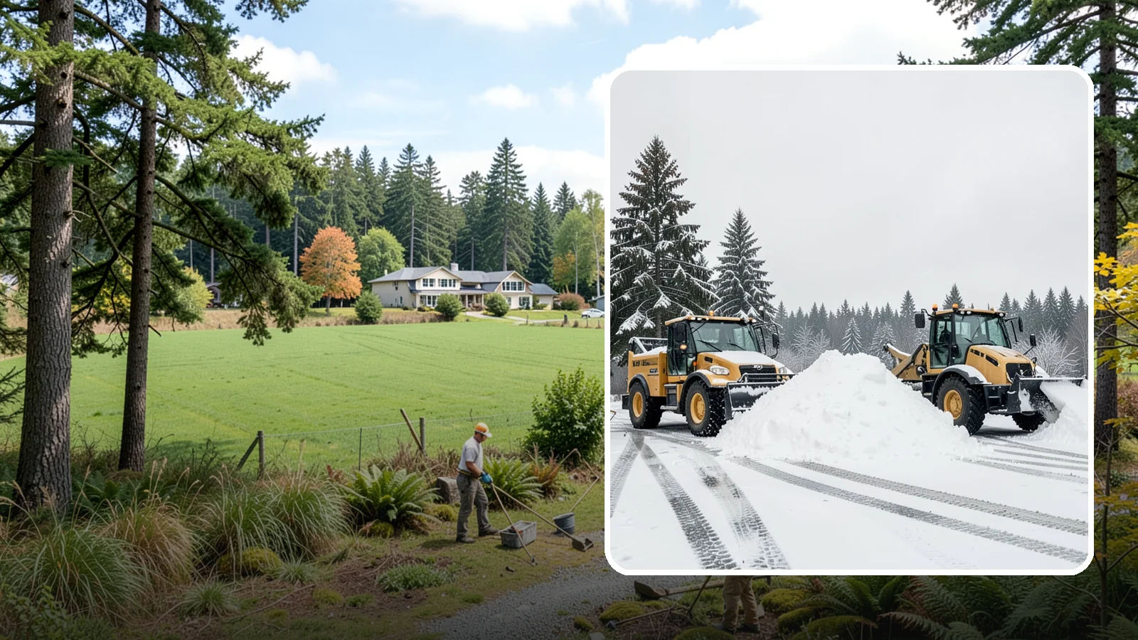 Snow Relocation in Lyman, Skagit County, WA - We move snow to a better on-site location so it stops blocking traffic, parking, or access.