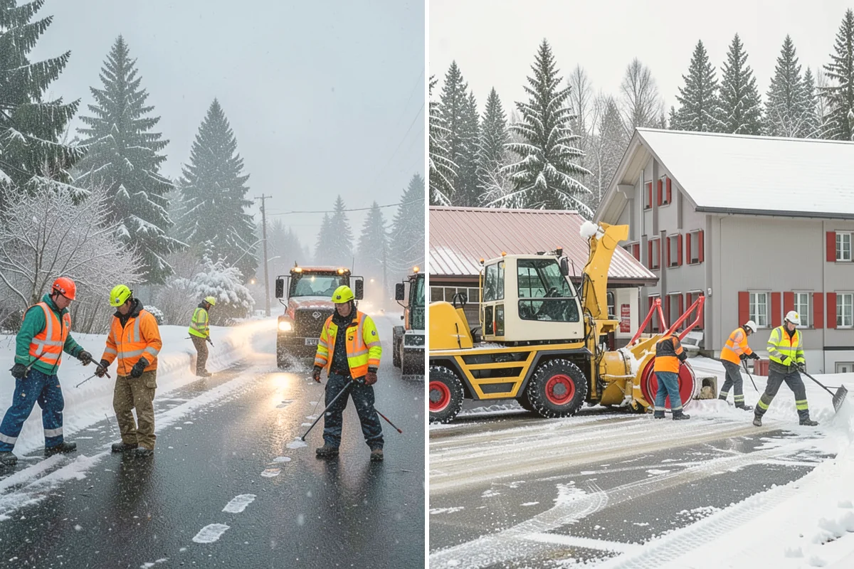 Snow Relocation in Lynnwood, Snohomish County, WA - Identify piles interfering with property use
