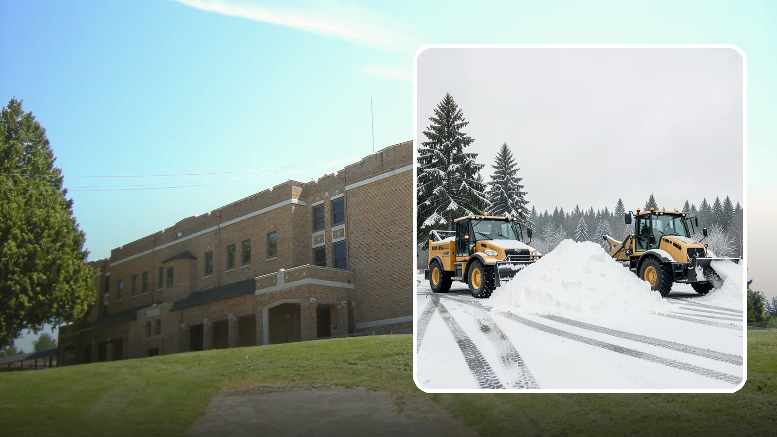 Snow Relocation in Maple Valley, King County, WA - We move snow to a better on-site location so it stops blocking traffic, parking, or access.