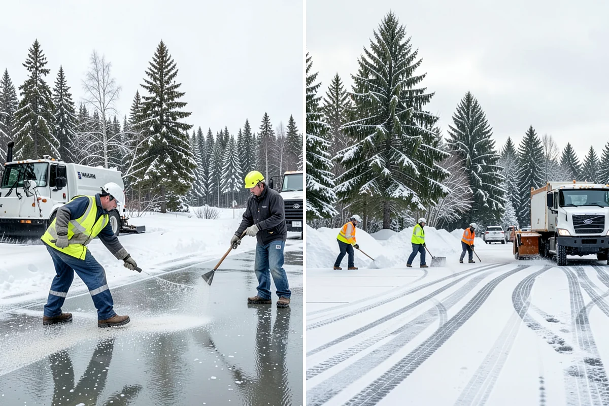 Snow Relocation in Maple Valley, King County, WA - Identify piles interfering with property use