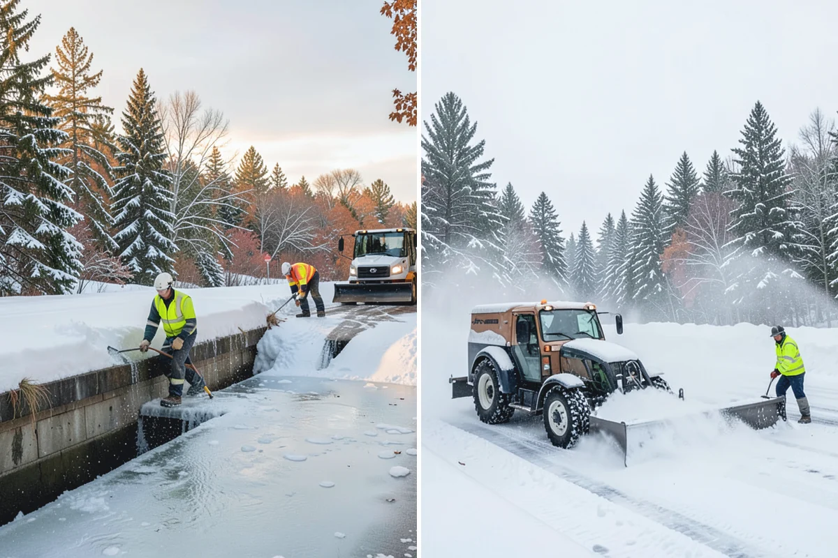 Snow Relocation in Marysville, Snohomish County, WA - Identify piles interfering with property use