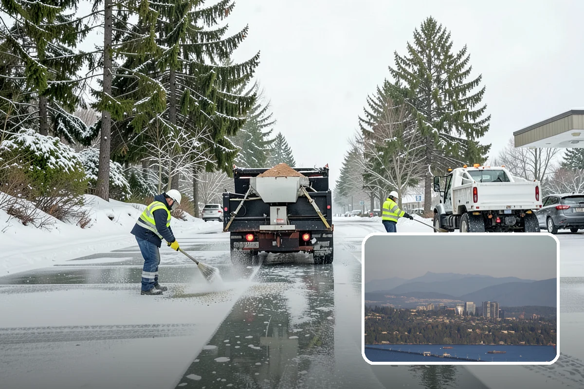 Snow Relocation in Medina, King County, WA - Frees up parking and drive lanes blocked by piles