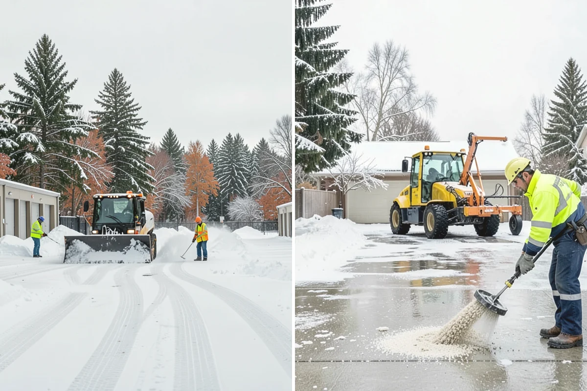 Snow Relocation in Mill Creek, Snohomish County, WA - Identify piles interfering with property use