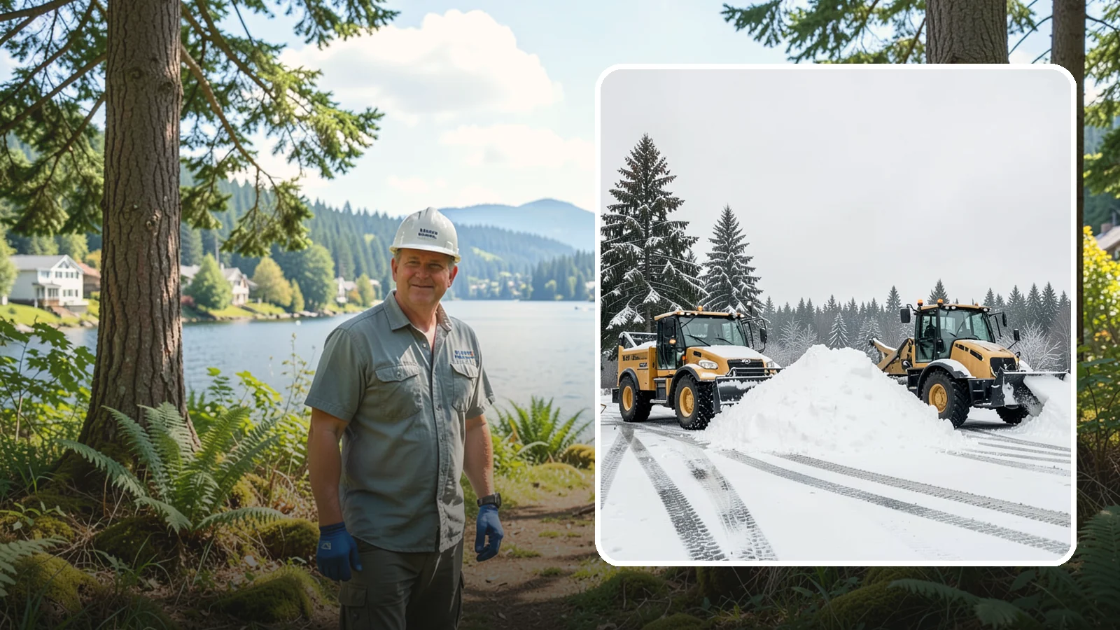 Snow Relocation in Milton, King County, WA - We move snow to a better on-site location so it stops blocking traffic, parking, or access.