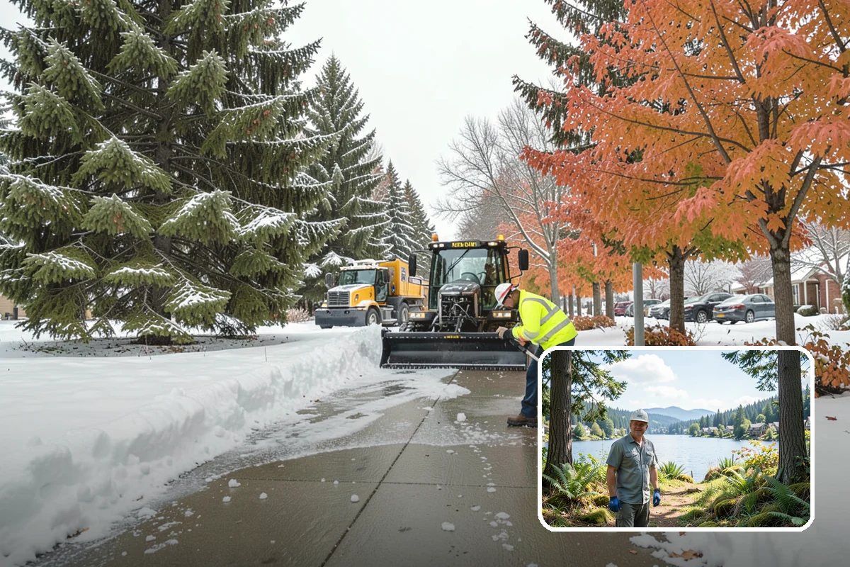 Snow Relocation in Milton, King County, WA - Frees up parking and drive lanes blocked by piles