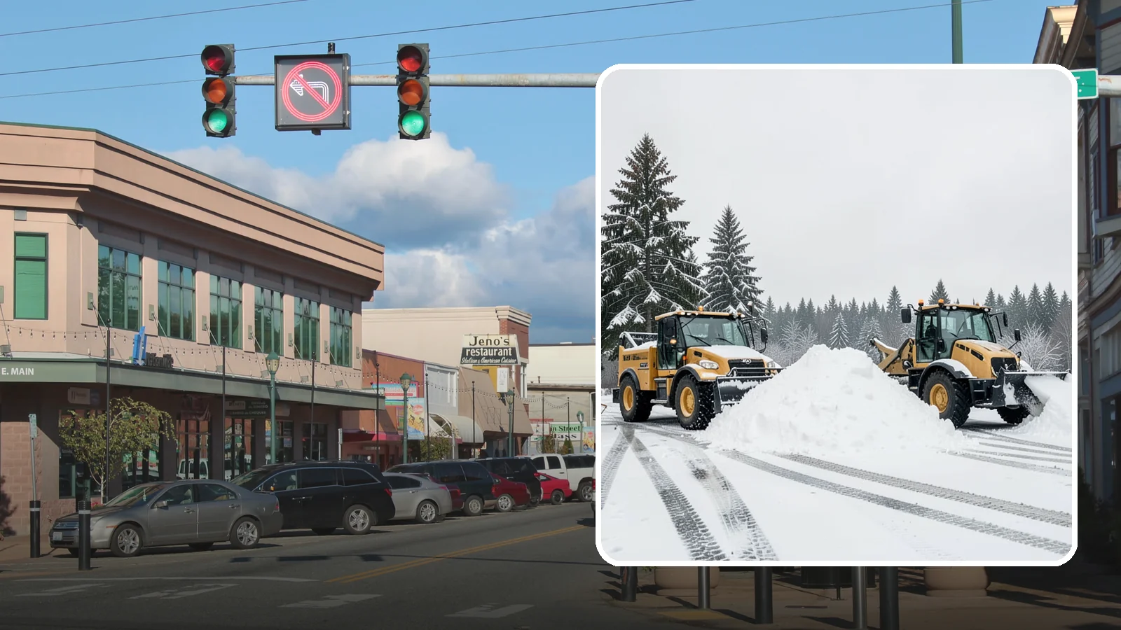 Snow Relocation in Monroe, Snohomish County, WA - We move snow to a better on-site location so it stops blocking traffic, parking, or access.