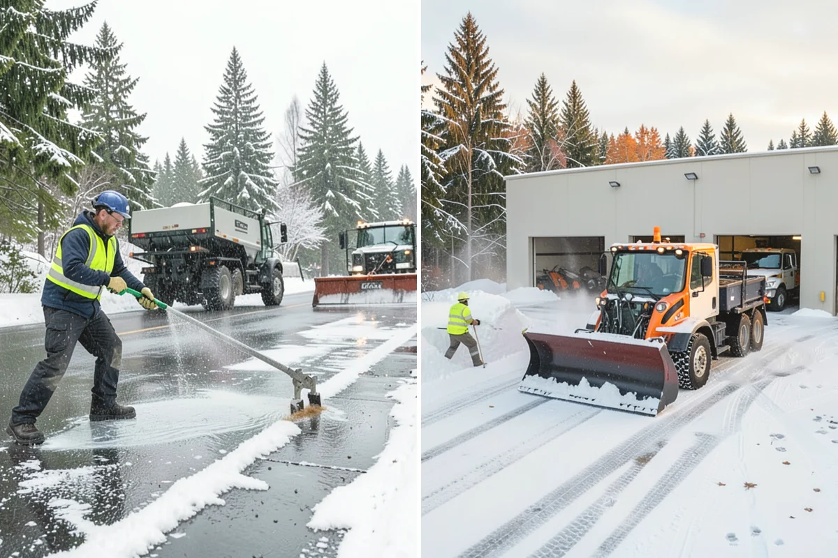 Snow Relocation in Monroe, Snohomish County, WA - Identify piles interfering with property use