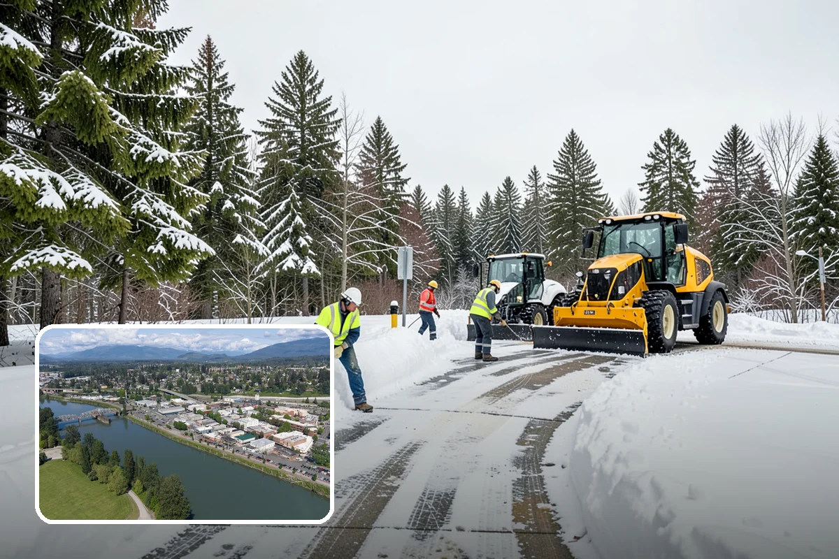 Snow Relocation in Mount Vernon, Skagit County, WA - Frees up parking and drive lanes blocked by piles