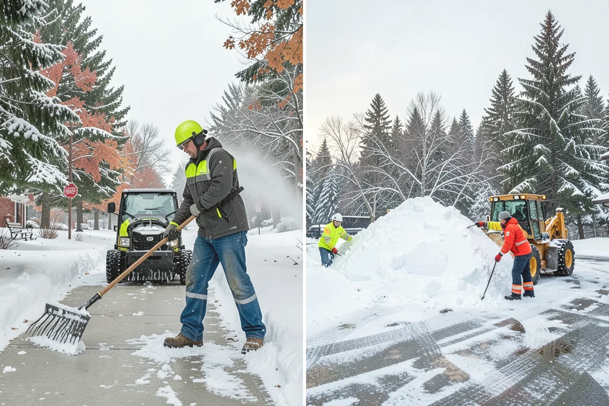 Snow Relocation in Mountlake Terrace, Snohomish County, WA - Identify piles interfering with property use
