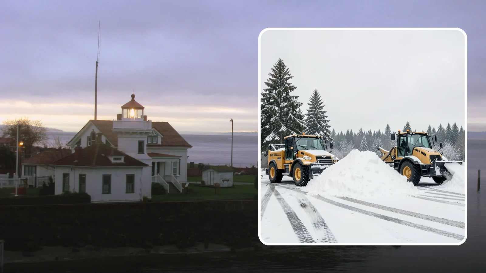 Snow Relocation in Mukilteo, Snohomish County, WA - We move snow to a better on-site location so it stops blocking traffic, parking, or access.