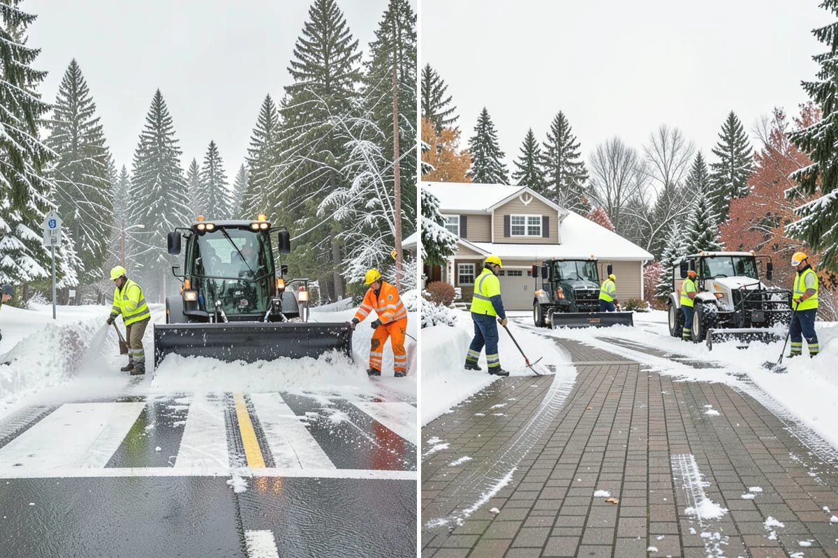 Snow Relocation in Mukilteo, Snohomish County, WA - Identify piles interfering with property use