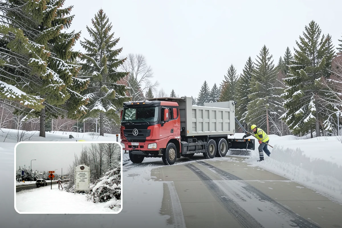 Snow Relocation in Newcastle, King County, WA - Frees up parking and drive lanes blocked by piles