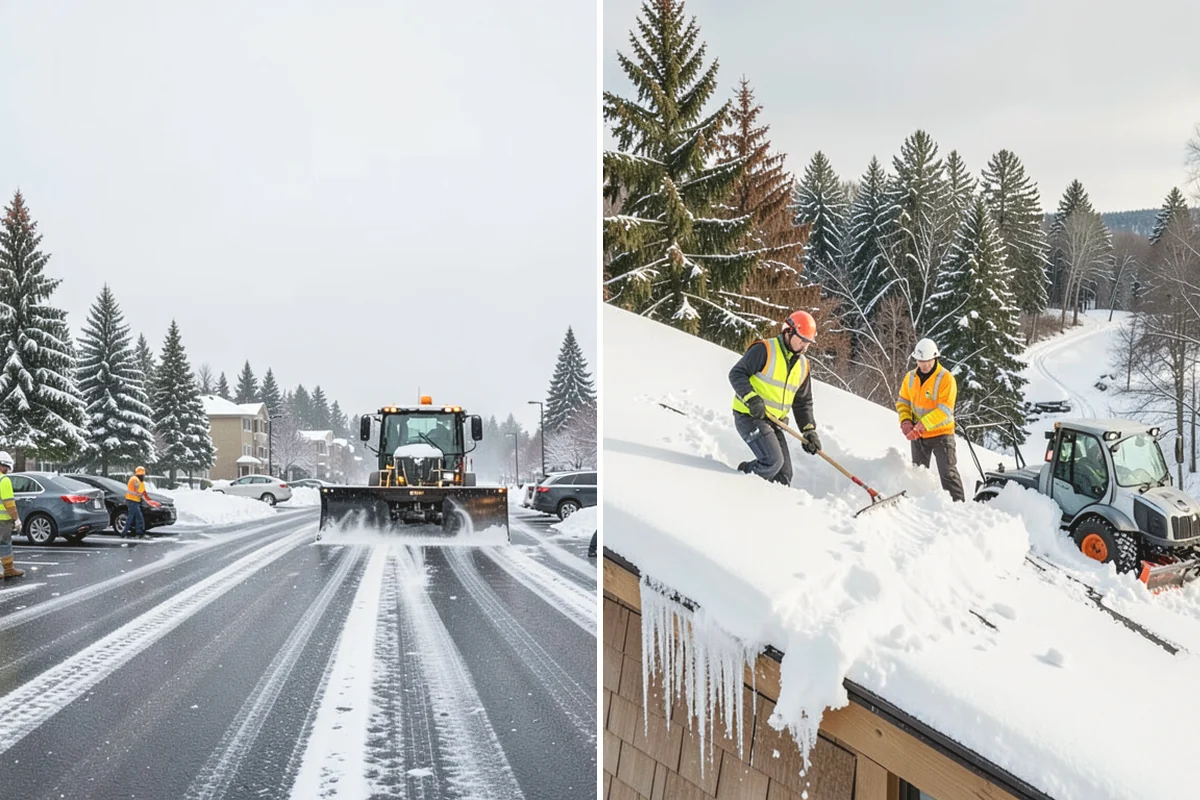 Snow Relocation in Oak Harbor, Island County, WA - Identify piles interfering with property use