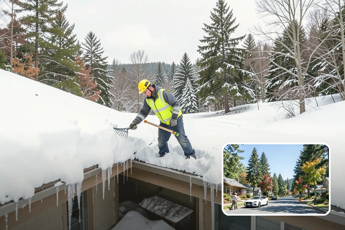 Snow Relocation in Orting, Pierce County, WA - Frees up parking and drive lanes blocked by piles