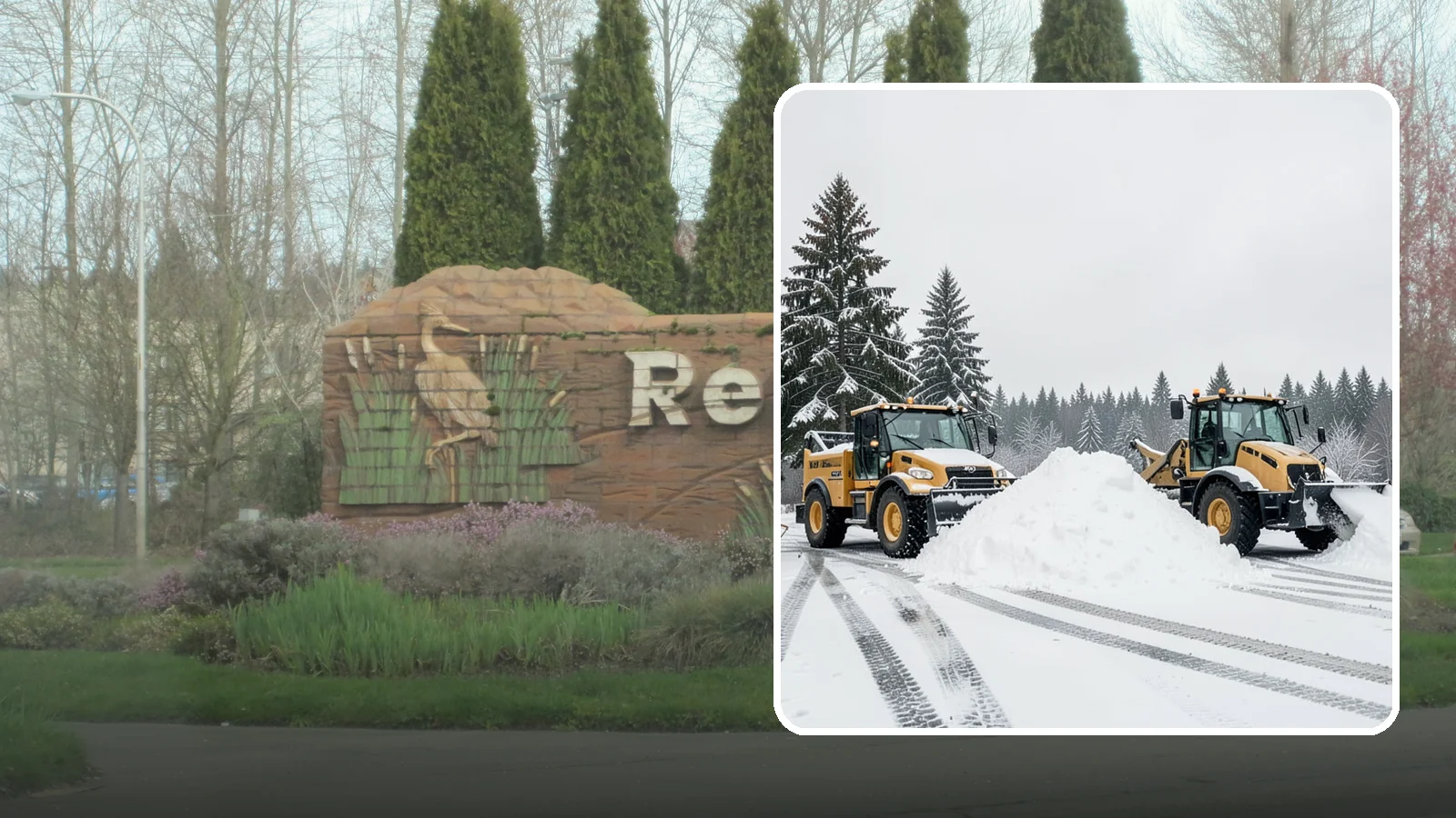 Snow Relocation in Renton, King County, WA - We move snow to a better on-site location so it stops blocking traffic, parking, or access.