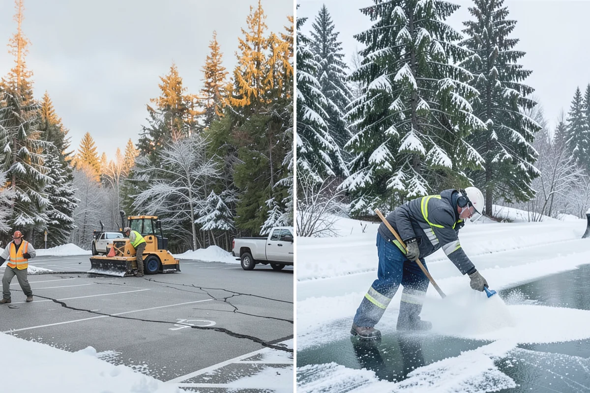 Snow Relocation in Renton, King County, WA - Identify piles interfering with property use
