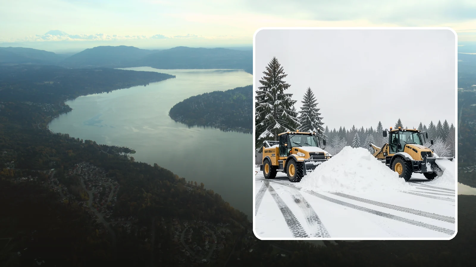Snow Relocation in Sammamish, King County, WA - We move snow to a better on-site location so it stops blocking traffic, parking, or access.
