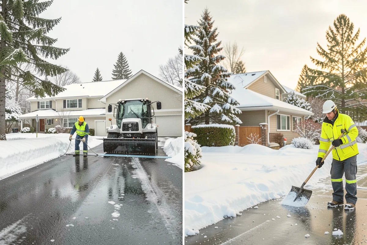 Snow Relocation in Sammamish, King County, WA - Identify piles interfering with property use
