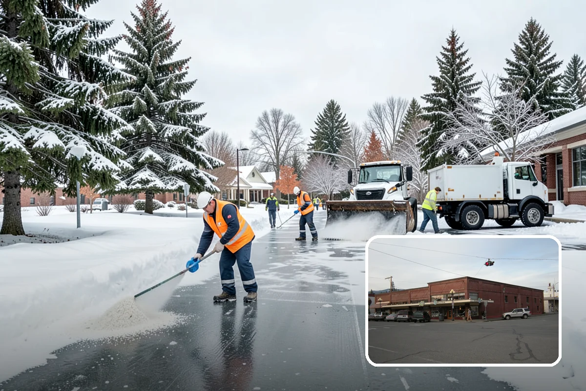 Snow Relocation in Sedro-Woolley, Skagit County, WA - Frees up parking and drive lanes blocked by piles