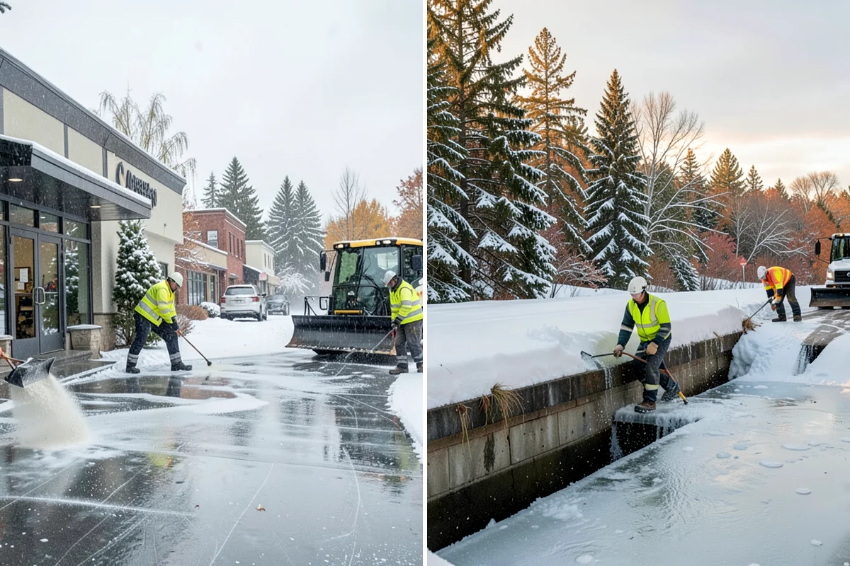 Snow Relocation in Shoreline, King County, WA - Identify piles interfering with property use