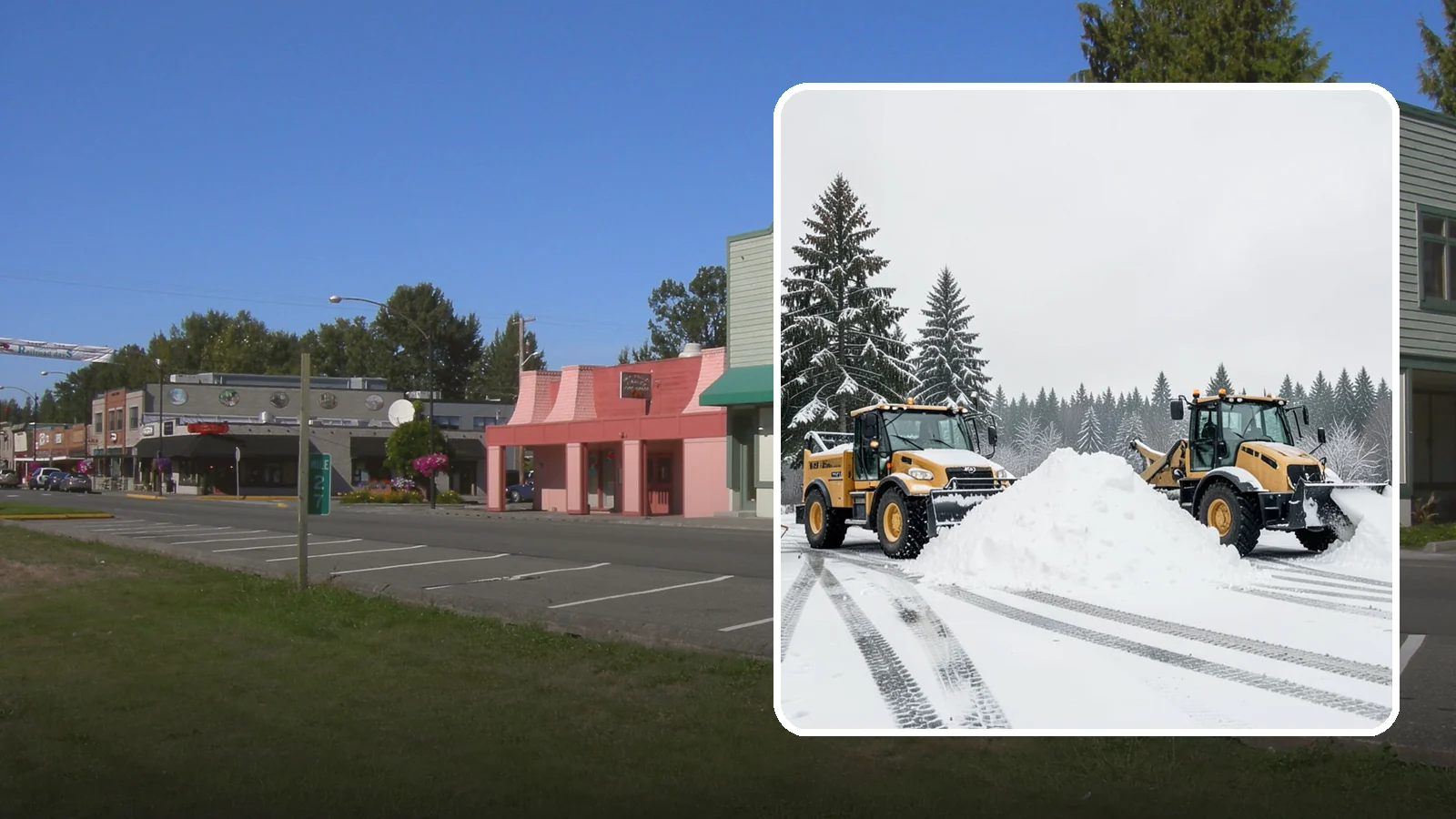 Snow Relocation in Snoqualmie, King County, WA - We move snow to a better on-site location so it stops blocking traffic, parking, or access.