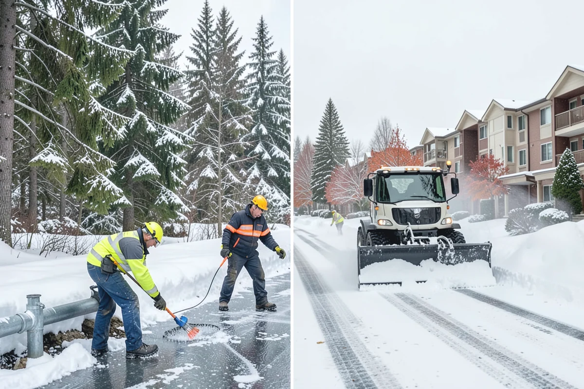 Snow Relocation in South Prairie, Pierce County, WA - Identify piles interfering with property use
