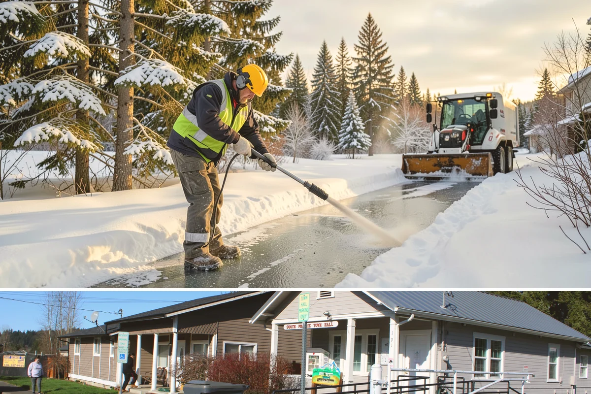 Snow Relocation in South Prairie, Pierce County, WA - Snow relocation is most useful during active winter weeks when repeated plowing crowds the areas a property needs to keep open.