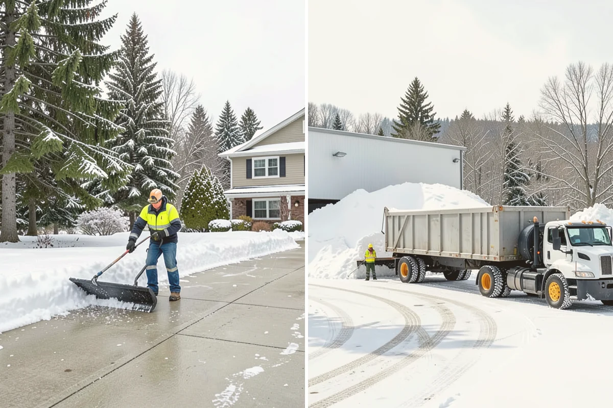 Snow Relocation in Stanwood, Snohomish County, WA - Identify piles interfering with property use