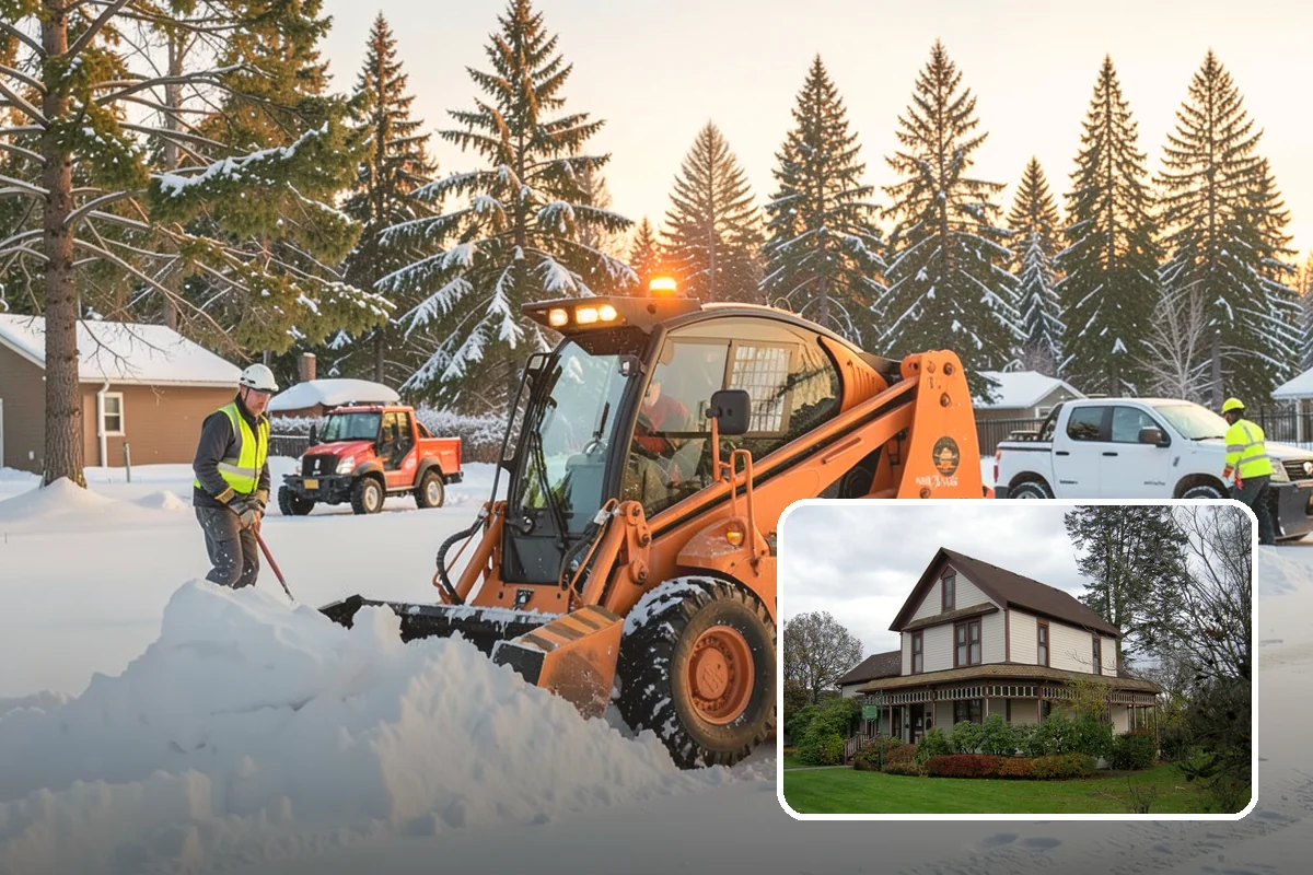 Snow Relocation in Sumner, Pierce County, WA - Frees up parking and drive lanes blocked by piles