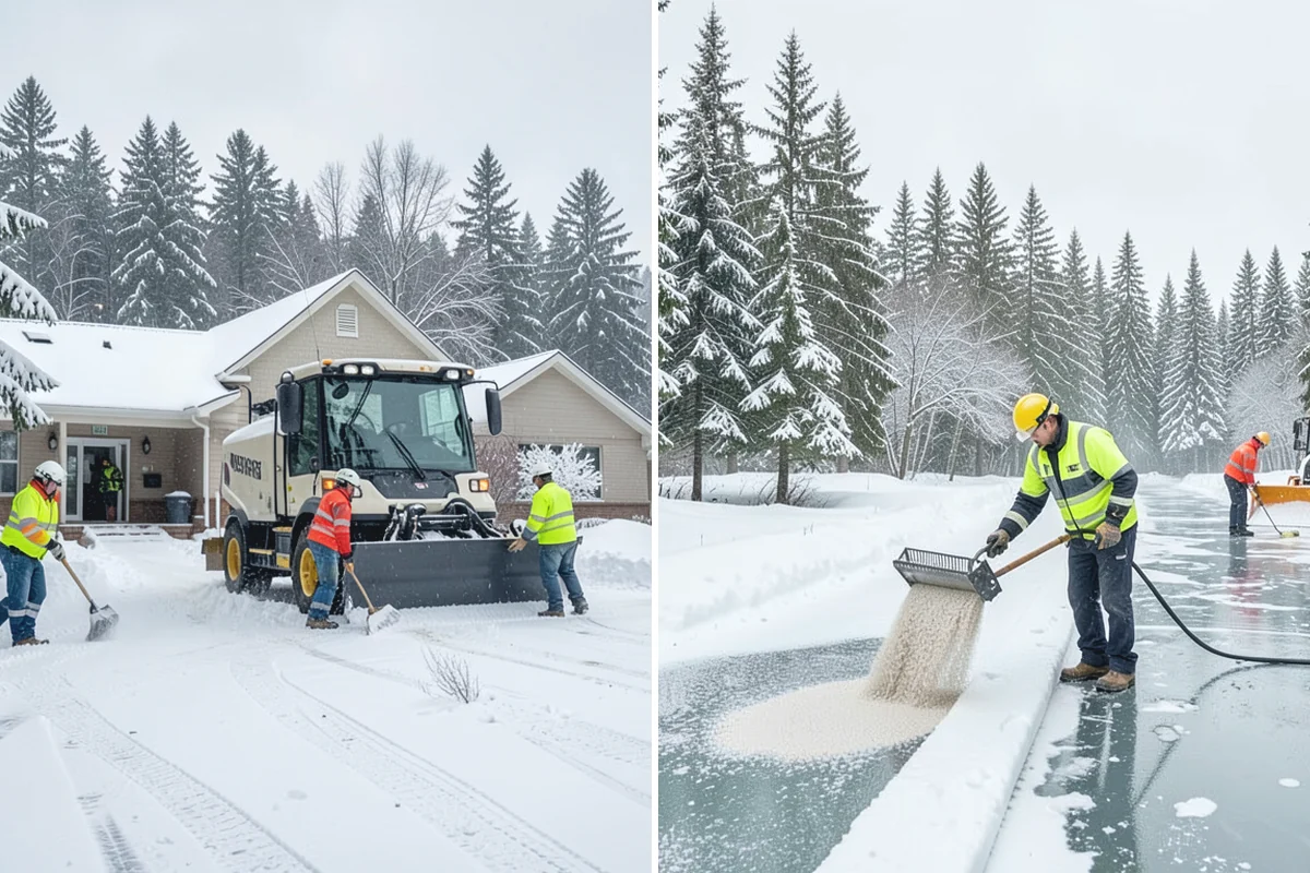 Snow Relocation in Sumner, Pierce County, WA - Identify piles interfering with property use