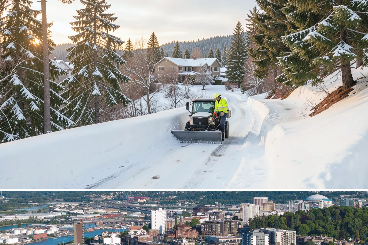 Snow Relocation in Tacoma, Pierce County, WA - Snow relocation is most useful during active winter weeks when repeated plowing crowds the areas a property needs to keep open.