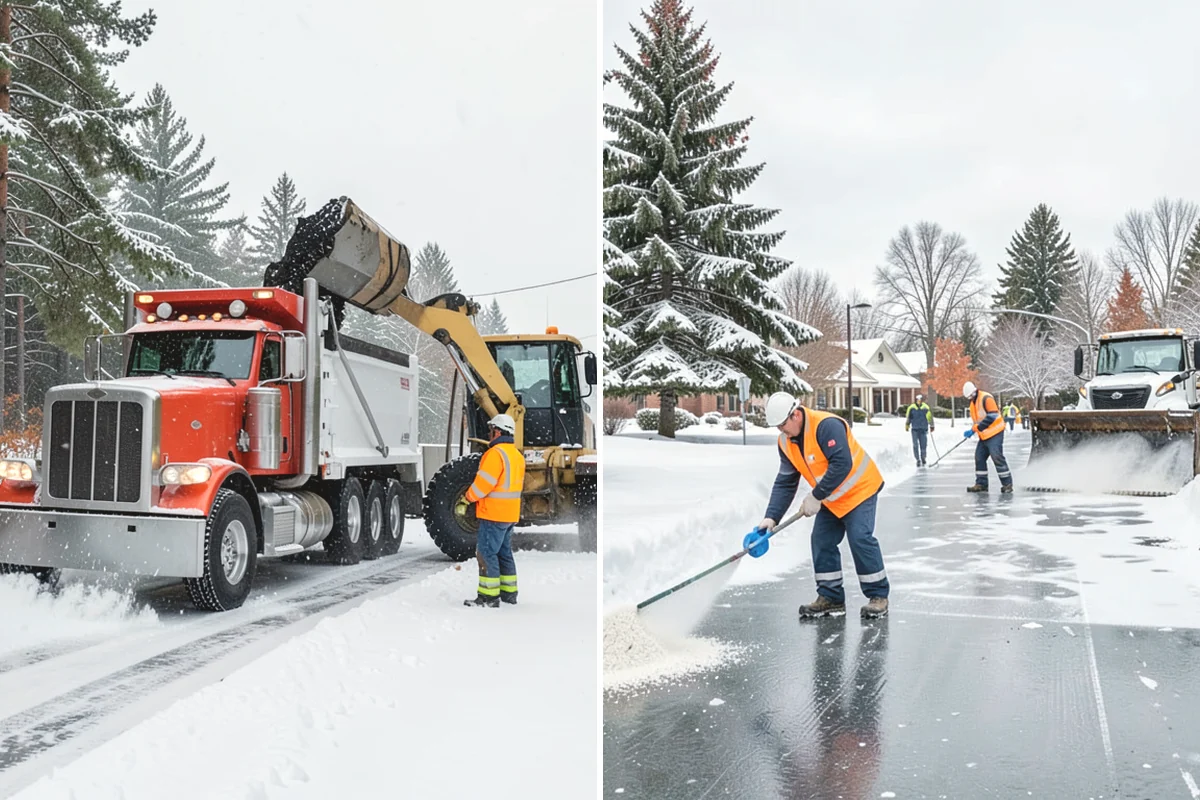 Snow Relocation in Tukwila, King County, WA - Identify piles interfering with property use