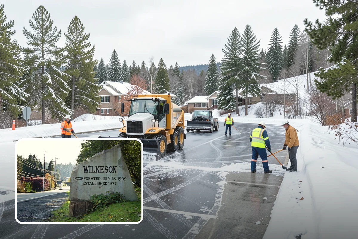 Snow Relocation in Wilkeson, Pierce County, WA - Frees up parking and drive lanes blocked by piles