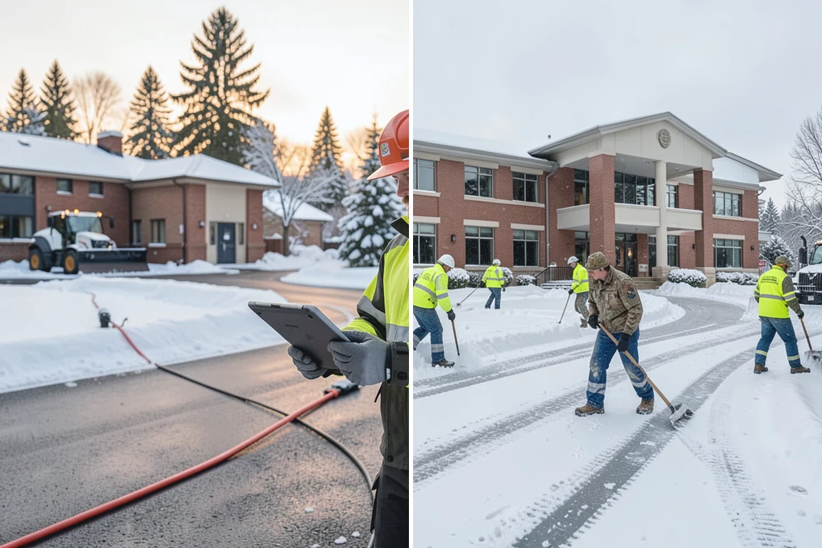 Snow Relocation in Wilkeson, Pierce County, WA - Identify piles interfering with property use