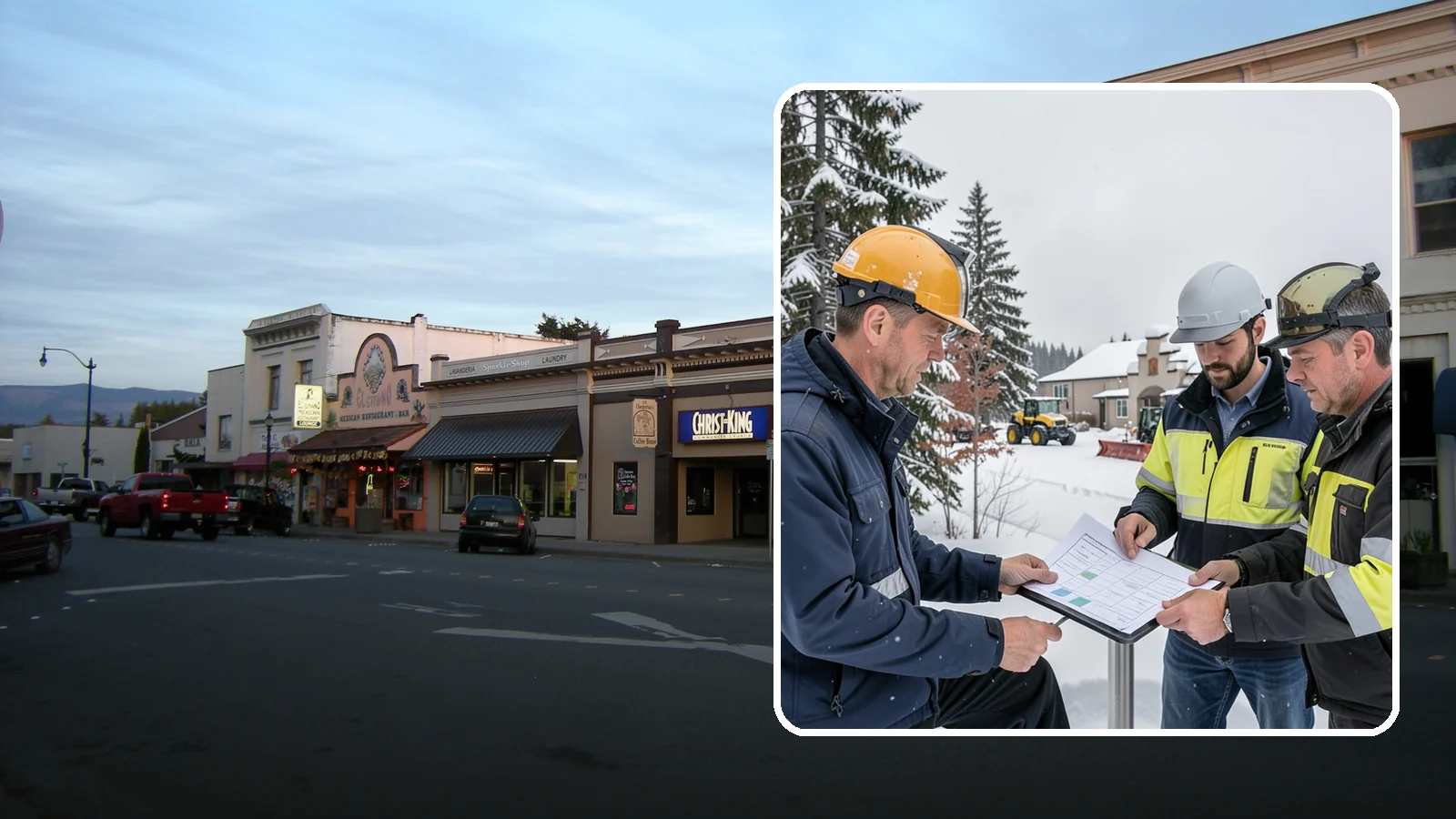 Snow Removal Consultation in Burlington, Skagit County, WA - We sit down with Western Washington owners and managers to answer questions, review options, and recommend the right snow service...