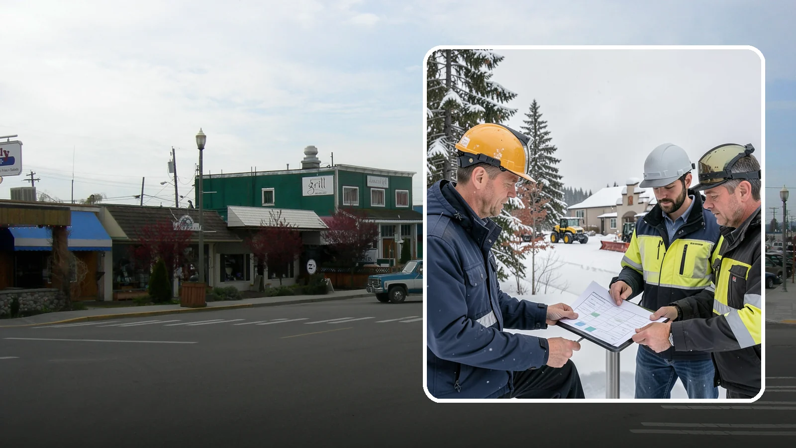 Snow Removal Consultation in Stanwood, Snohomish County, WA - We sit down with Western Washington owners and managers to answer questions, review options, and recommend the right snow service...