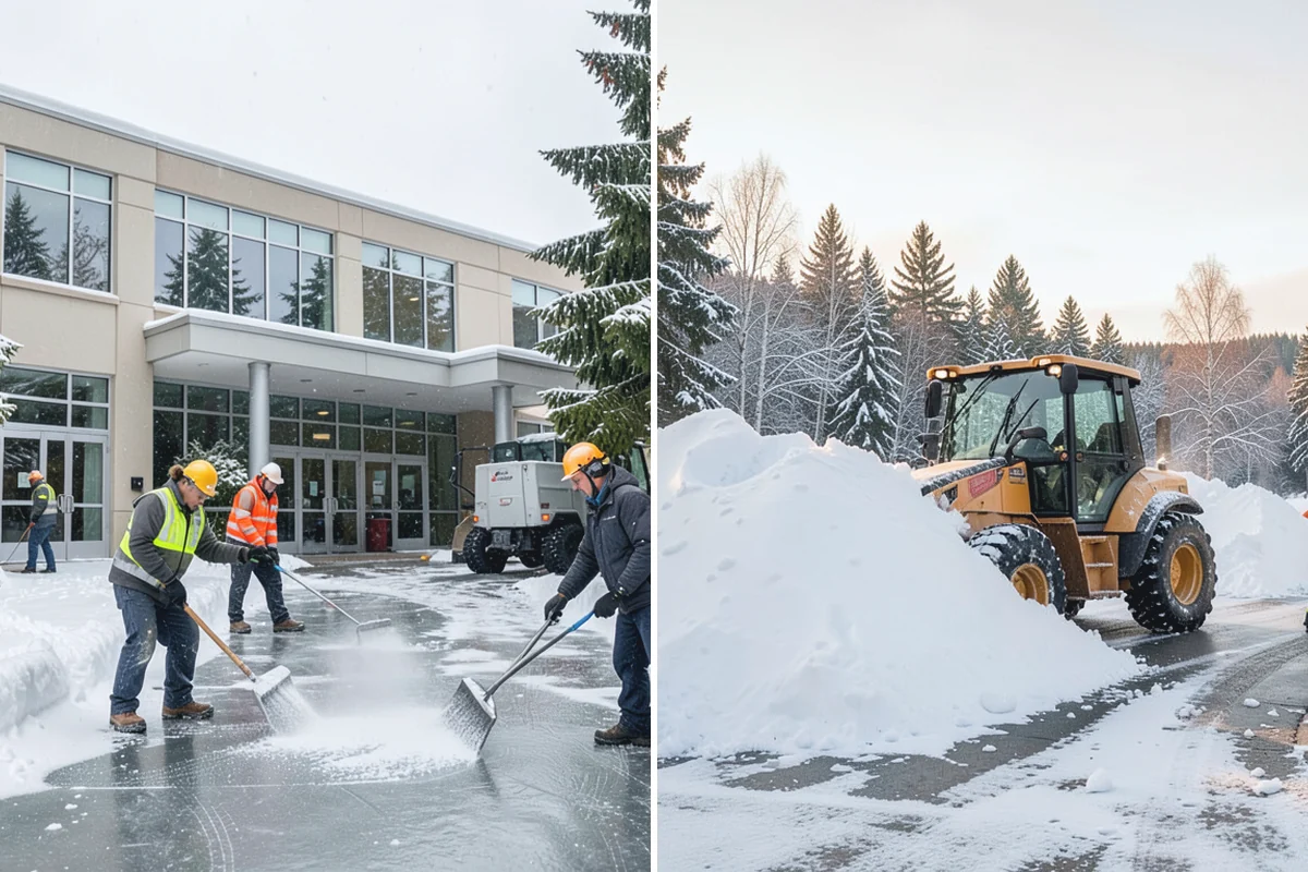 Snow Removal Estimates in Bonney Lake, Pierce County, WA - Schedule a site visit to measure and assess the property